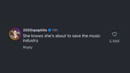 Fans react to Cyrus' new music track (Image via Instagram/@mileycyrus)